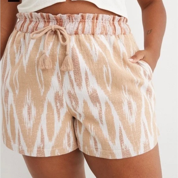 aerie Pants - Aerie Jacquard High Waisted Shorts